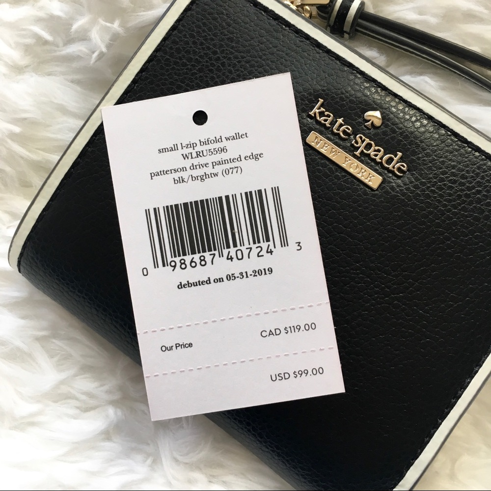 NWT Kate Spade Small L-Zip Bifold Wallet - Picture 4 of 4